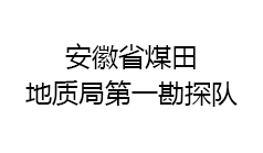 安徽省煤田地质局勘探队 